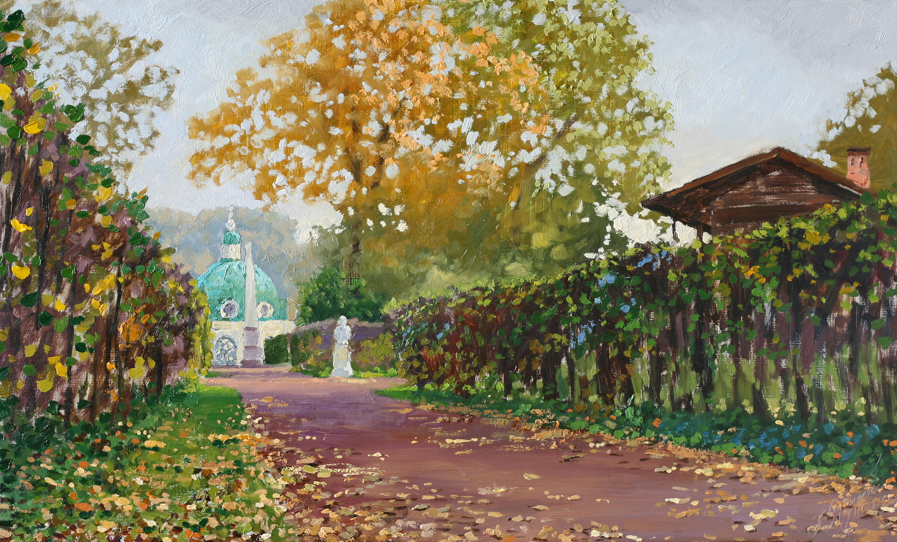 Усадьба Кусково осенью