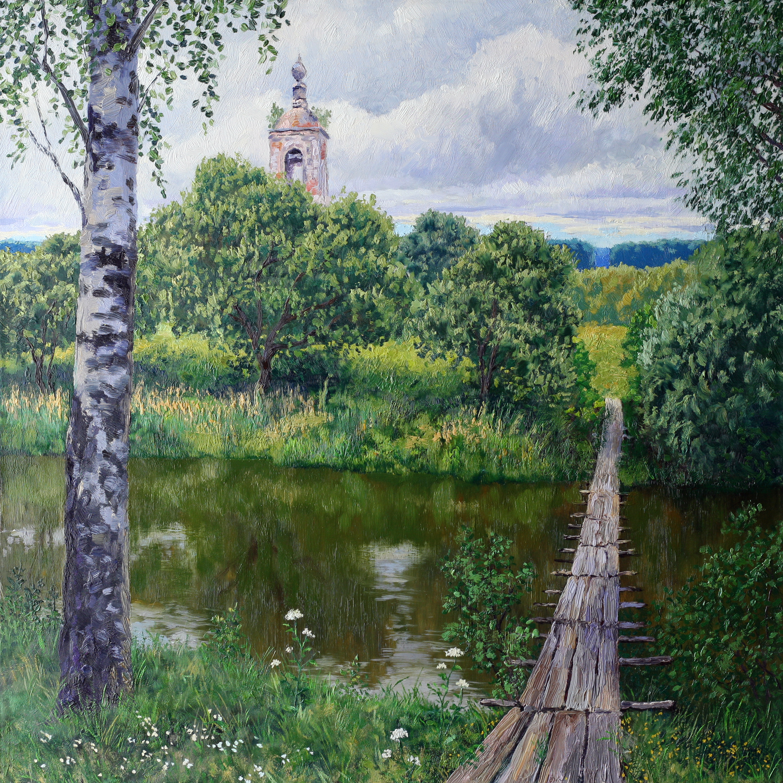 Мостик. Река Киржач 