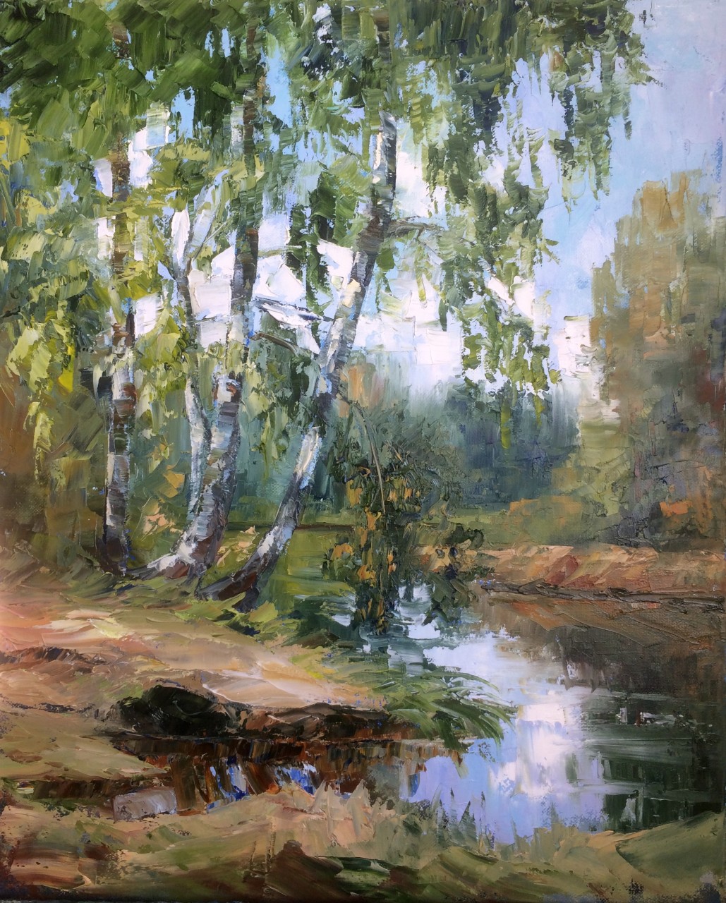У реки