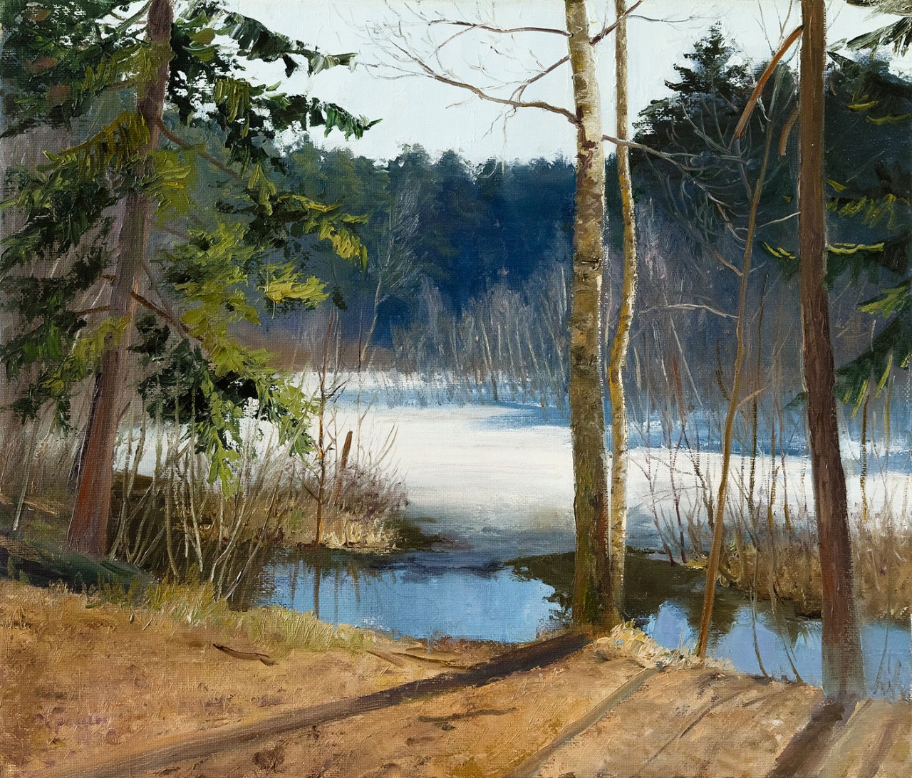 На припеке