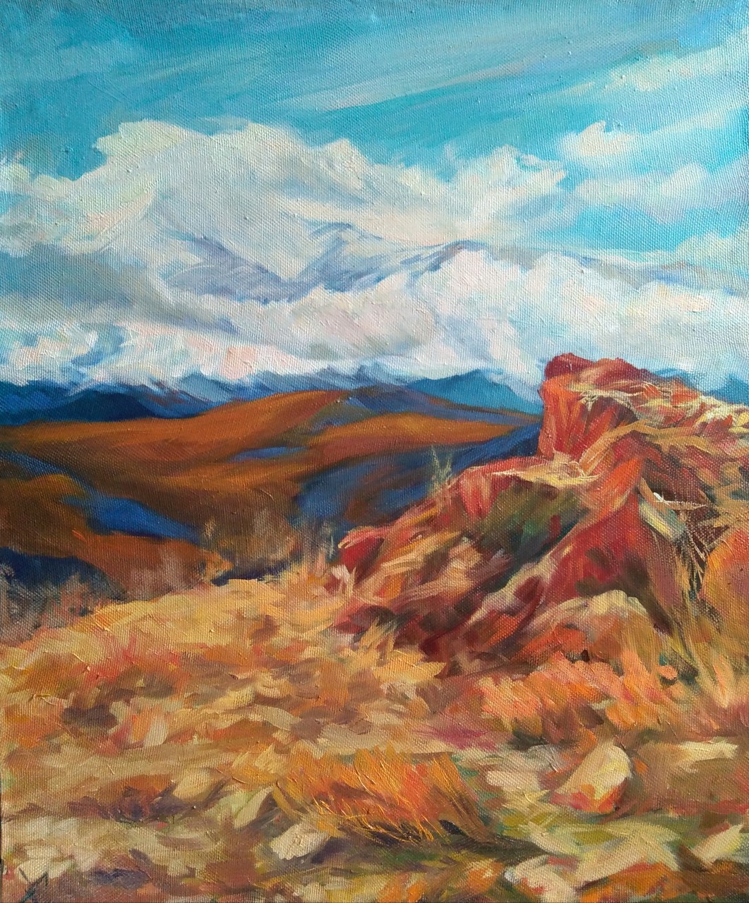 Красные камни