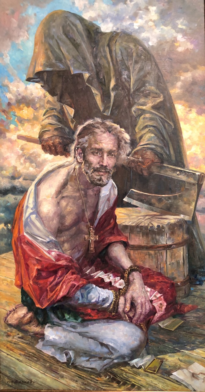 Святой Валентин. Да любите друг друга.(из триптиха Жизнь и Смерть) правая сторона