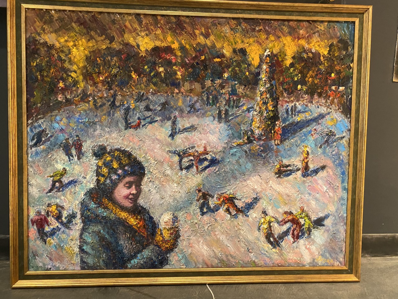 Мороженное на катке
