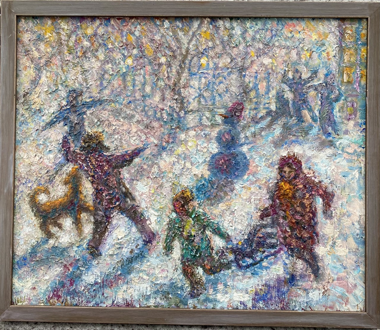 Игра в снежки