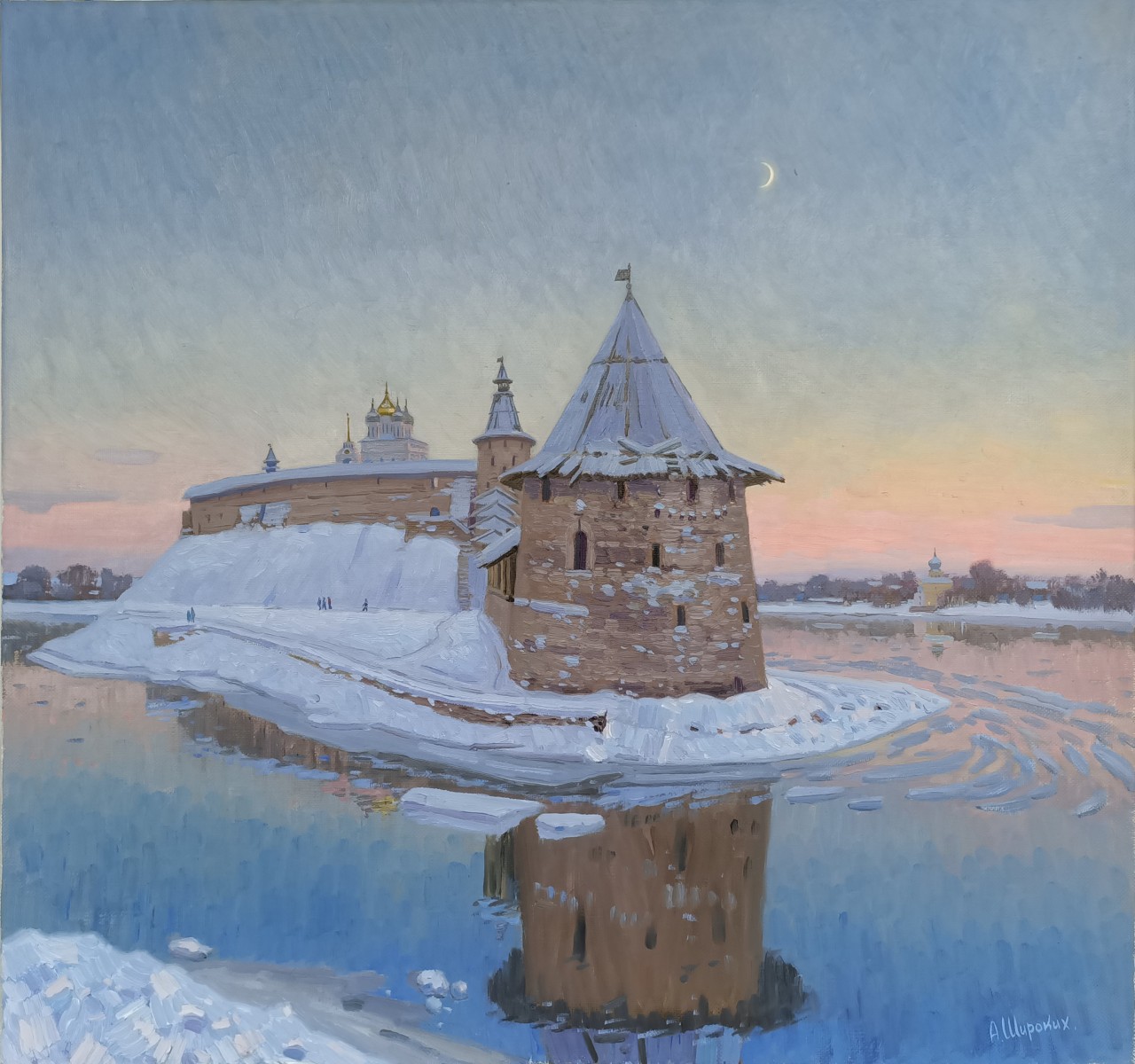 Вечер в Пскове