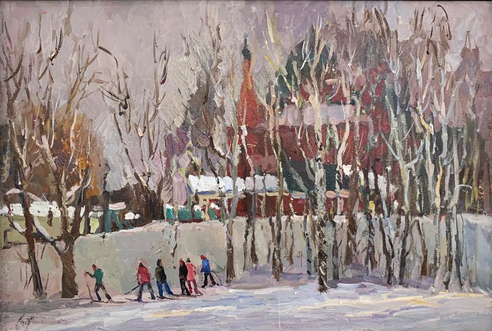 "Лыжники"