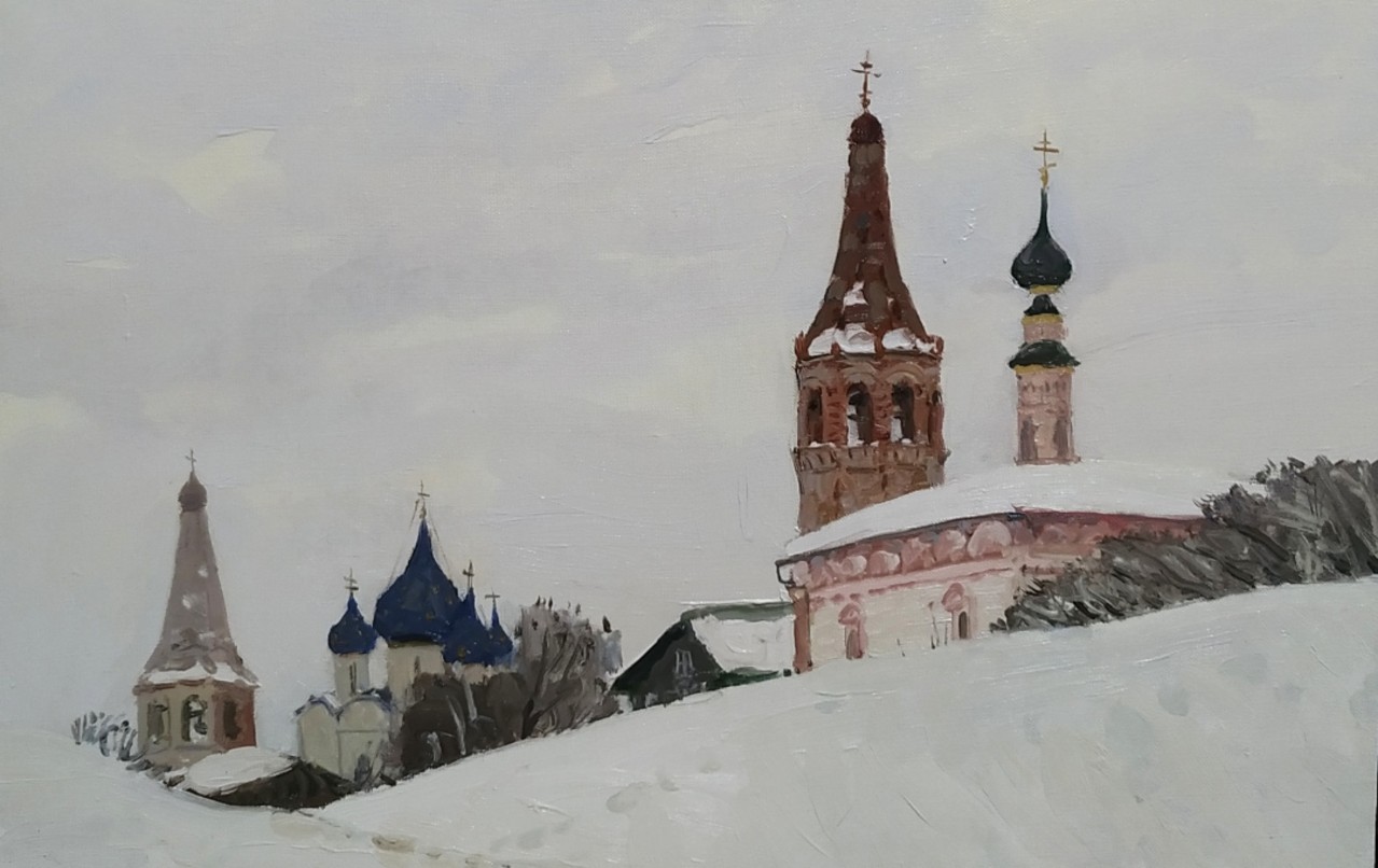 Зимний день в Суздале