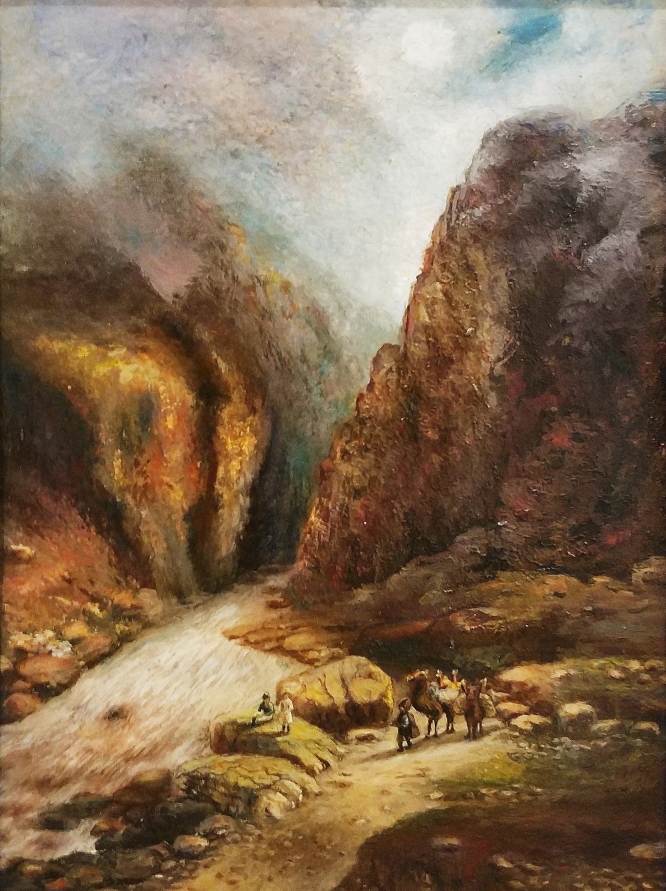 В горах