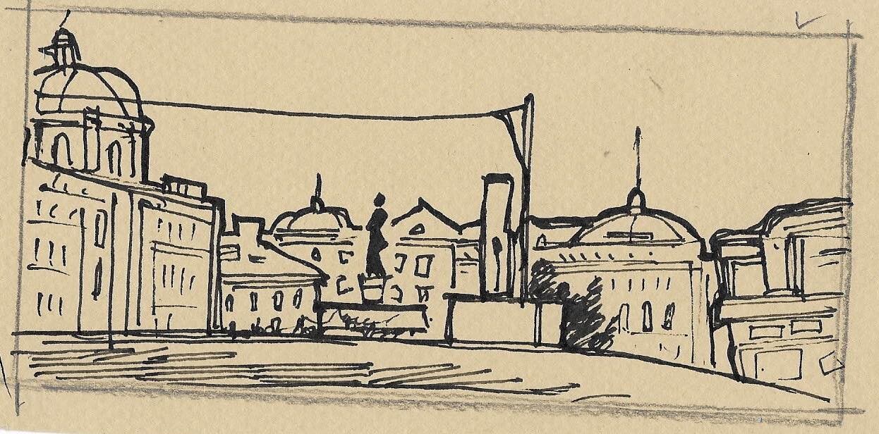 Санкт-Петербург, зарисовка на улице 20