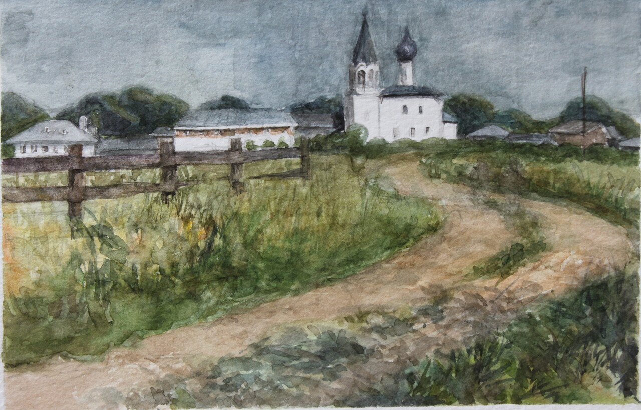 дорога к монастырю (Гороховец)