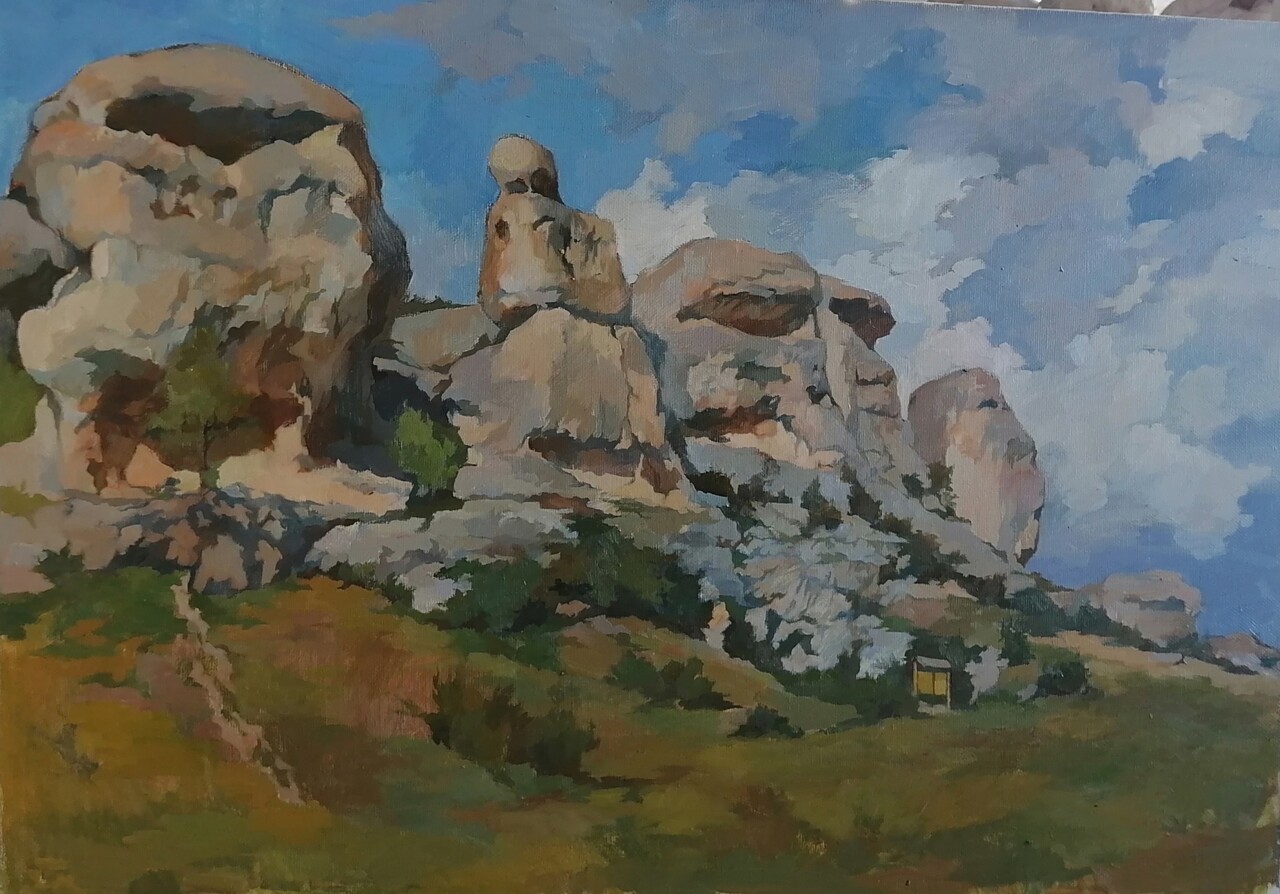Пейзаж с горами