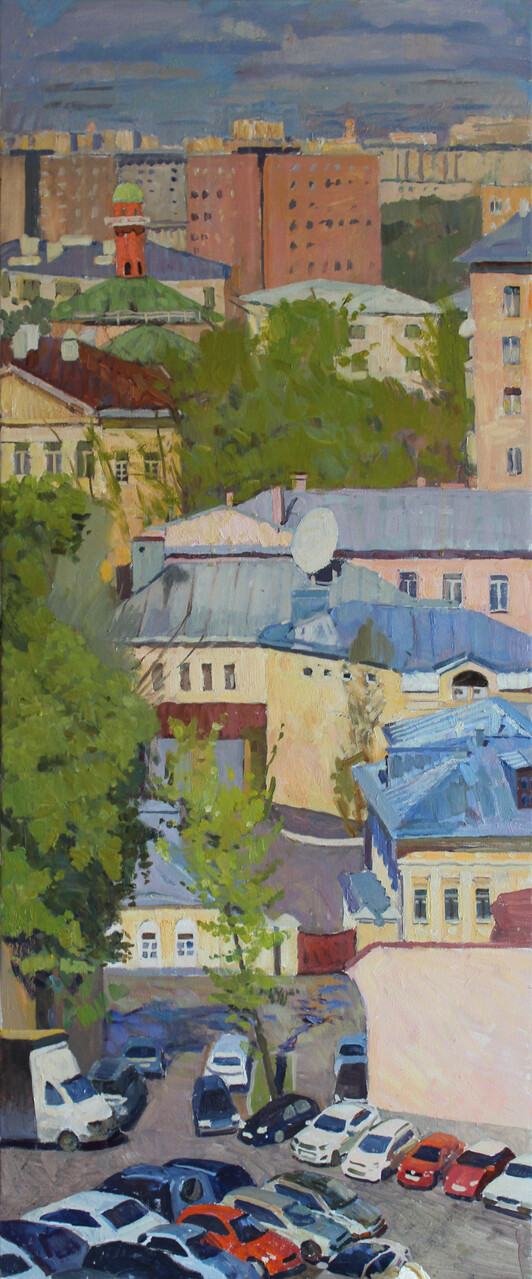 Вид на Москву в мае