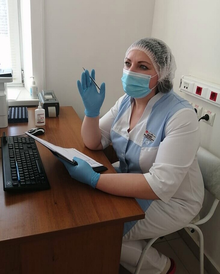 Медицинская сестра приёмного отделения «Работа с пациентами»