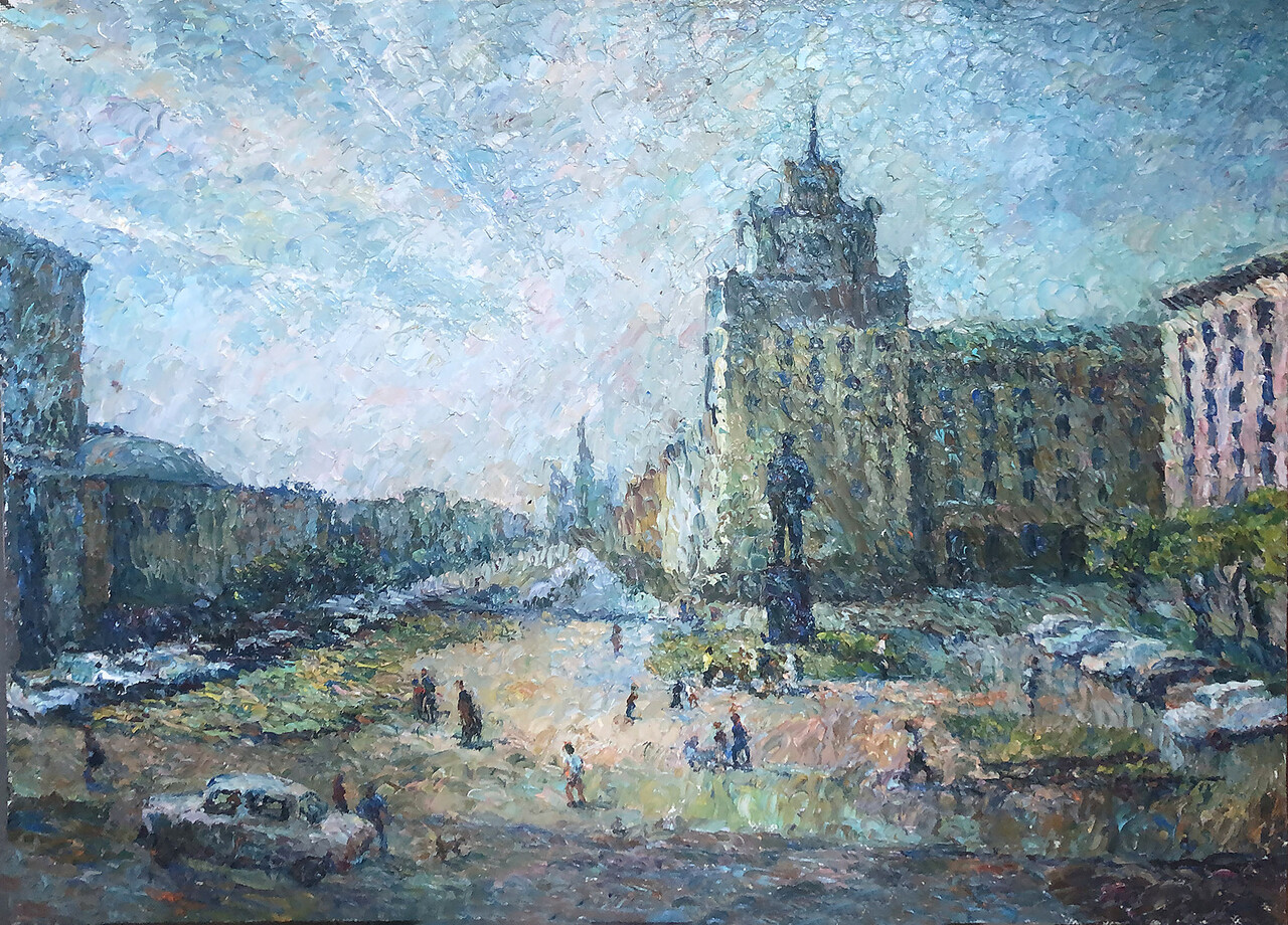 Москва 70-е . Триумфальная площадь
