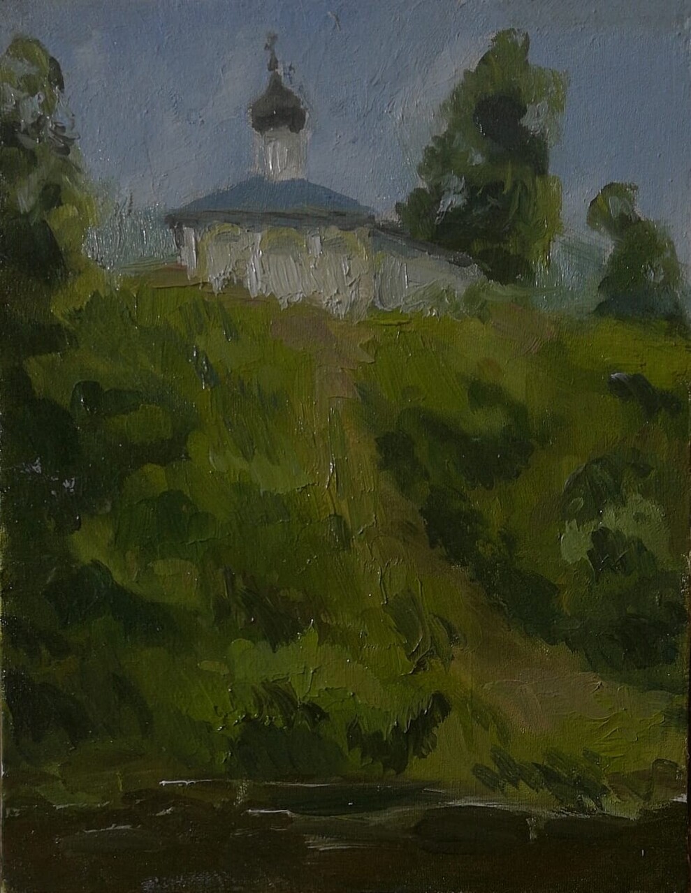 Лето. У реки. 