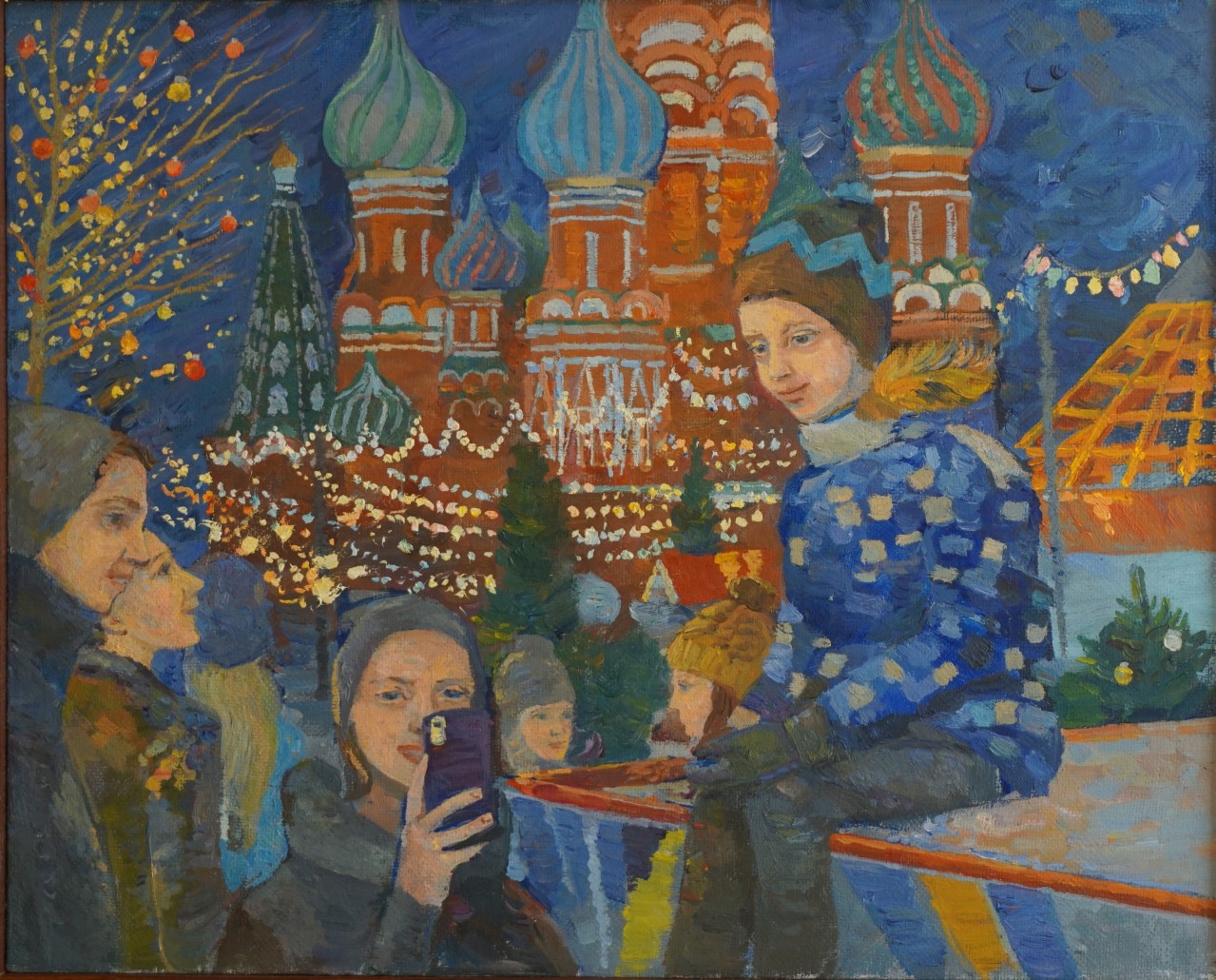 Предновогоднее настроение. Москва 2019 года.