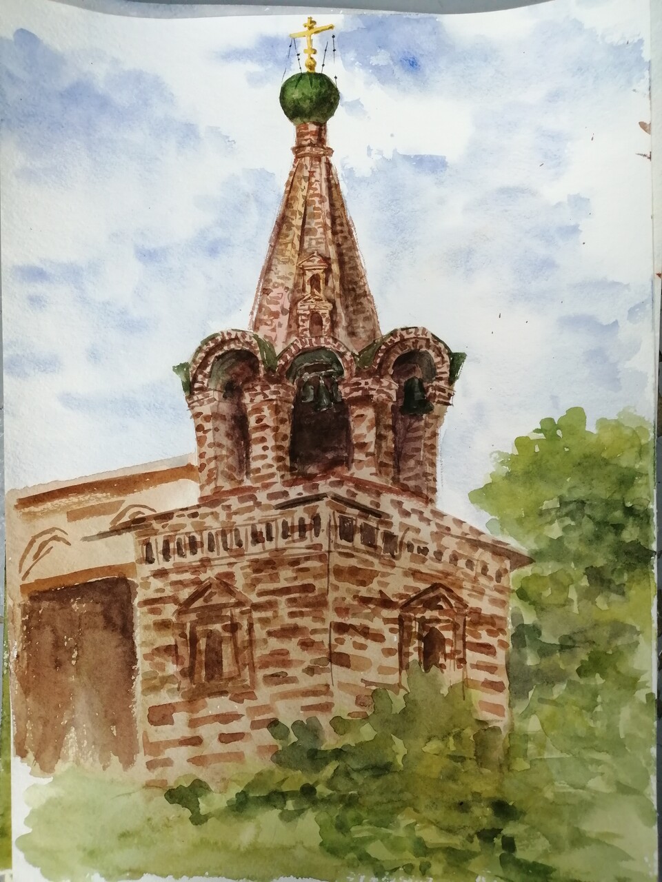 кирпичная церковь 