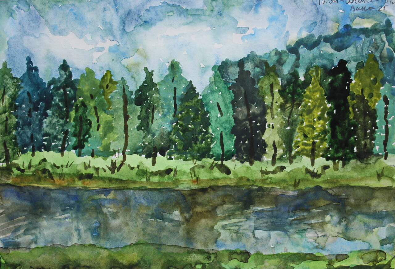 Речка и лес