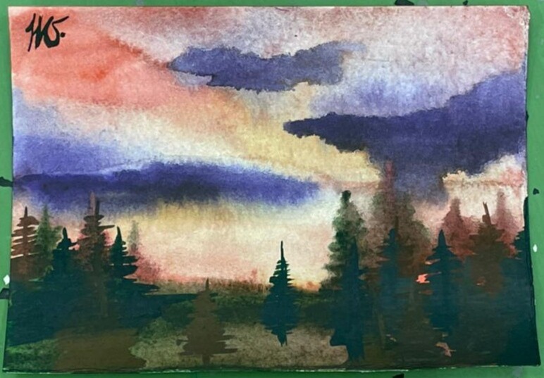 Вечерний лес