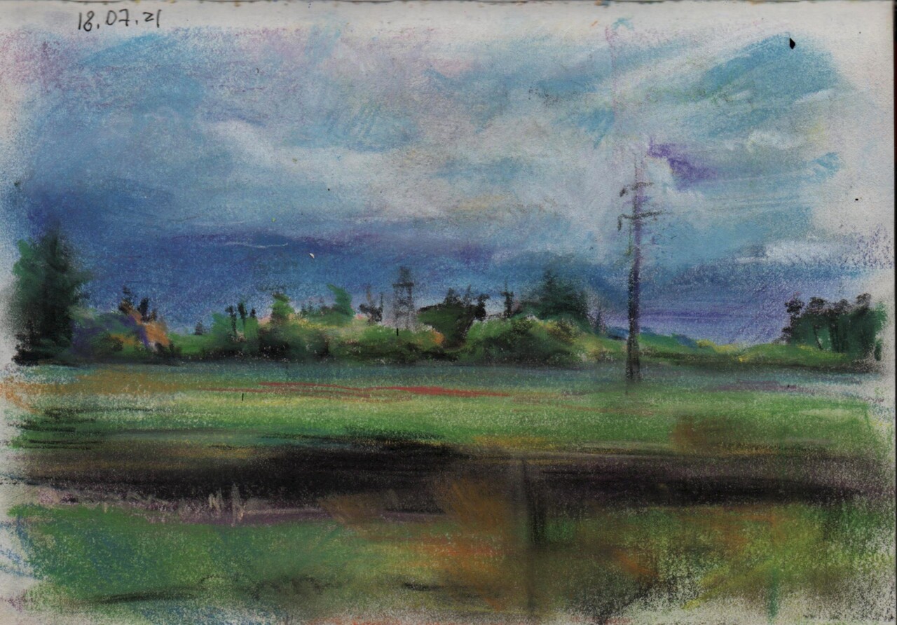 "В поле"