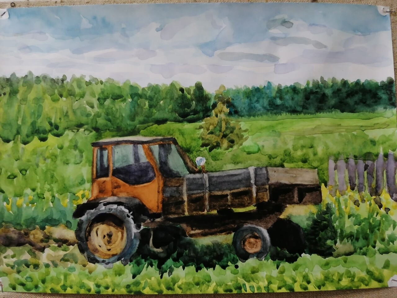 В деревне