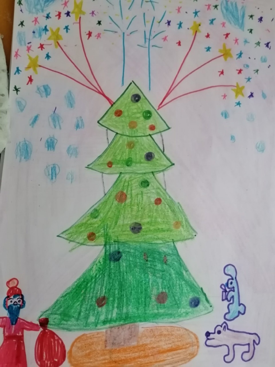 новогодний салют