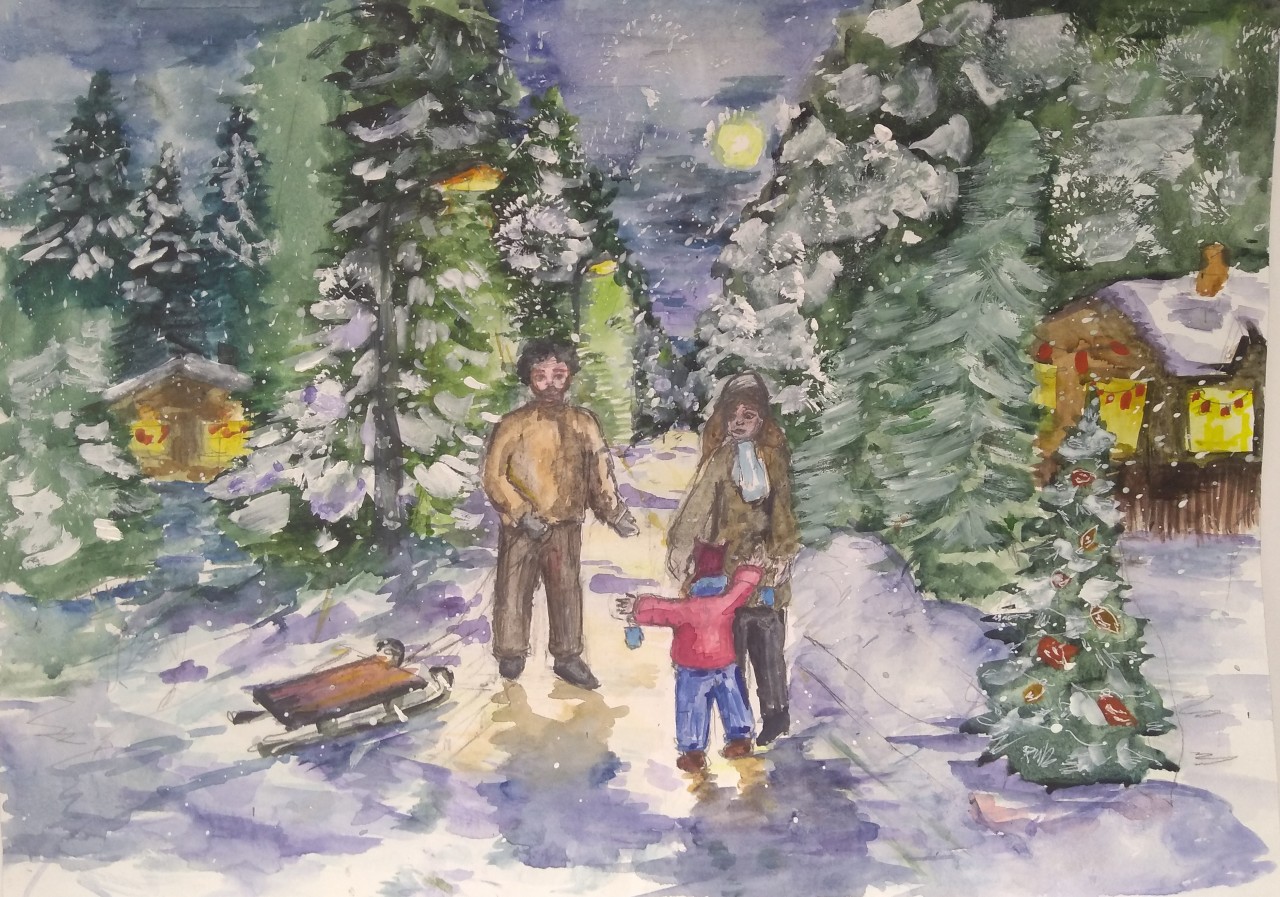 Моя семья и новогодние воспоминания