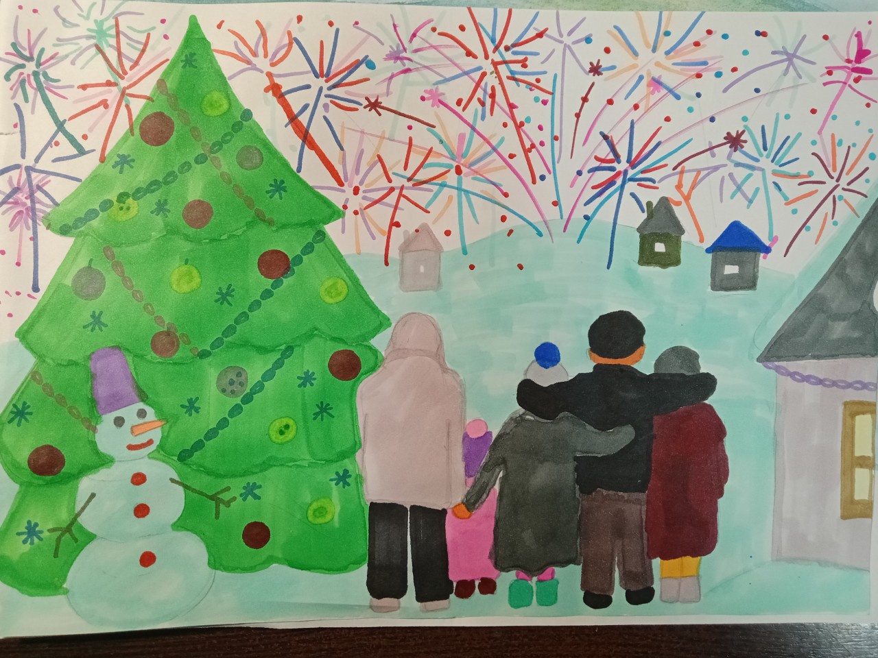 "Новогодний фейерверк"