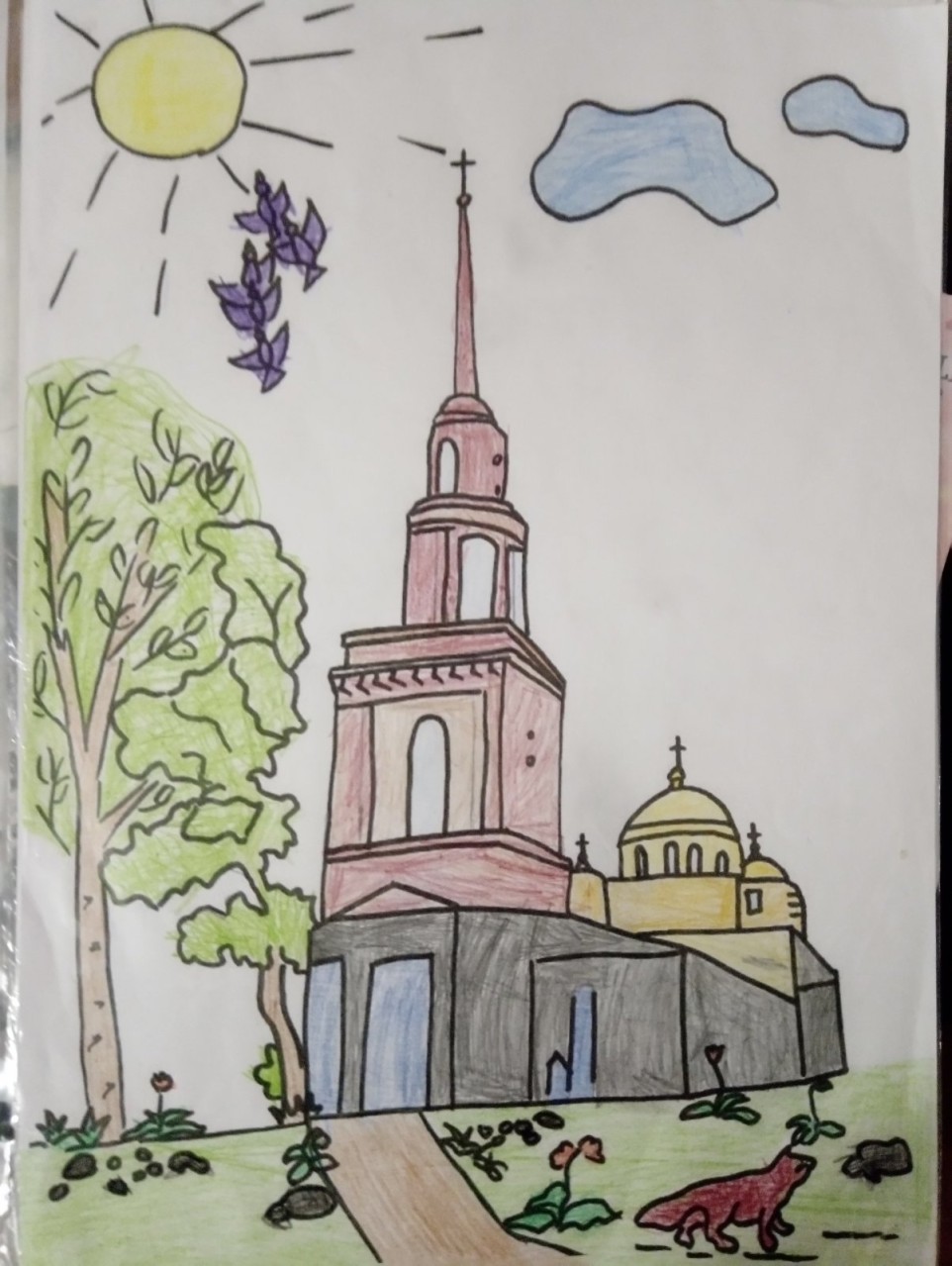 Храм в родном селе