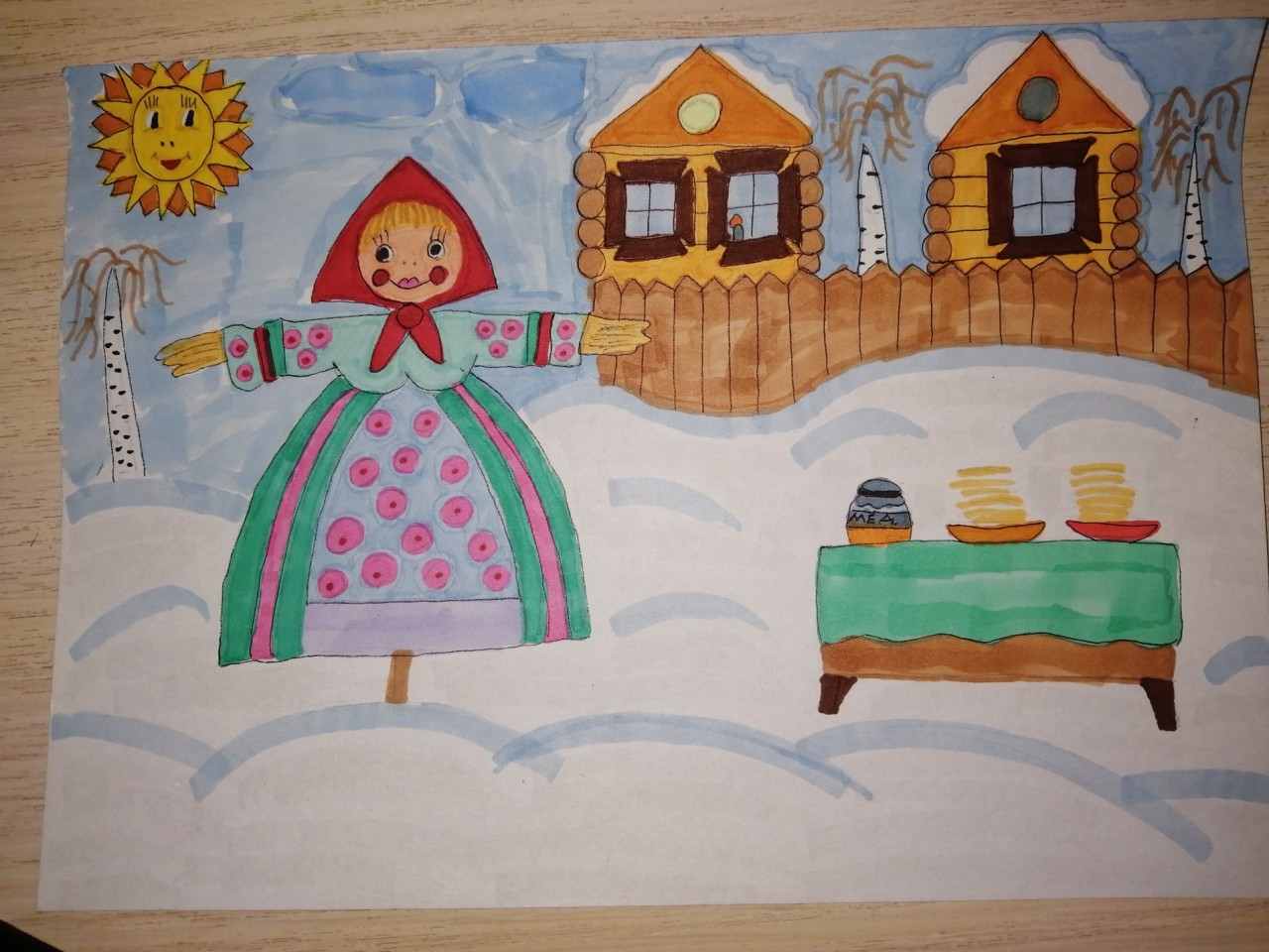 Масленица у бабушки в деревне
