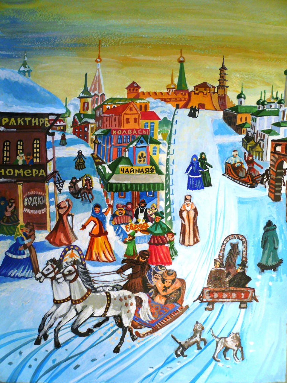 Масленица в древнем Нижнем Новгороде
