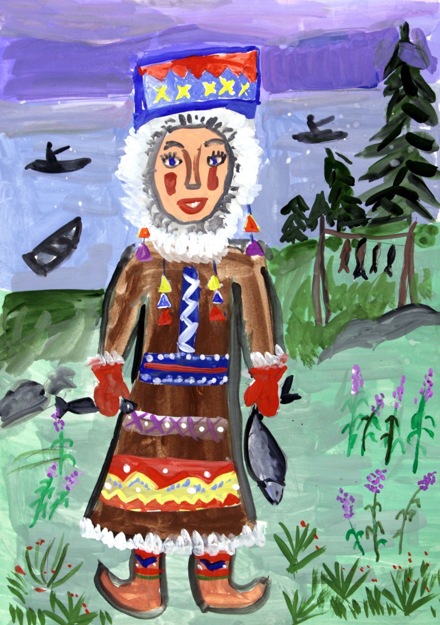 Саамская рыбачка