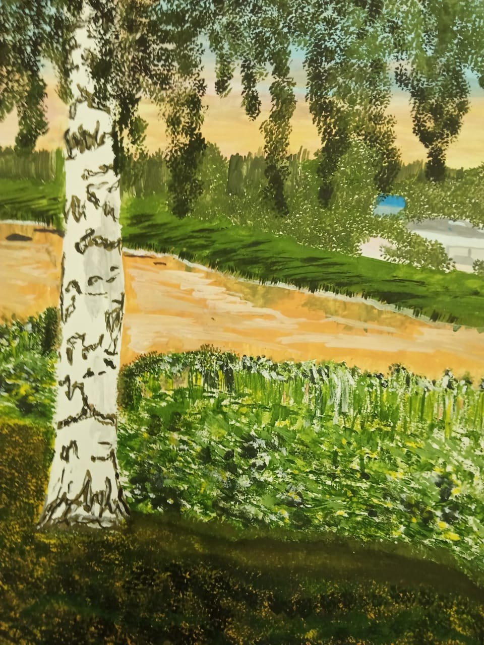 Родная берёзка