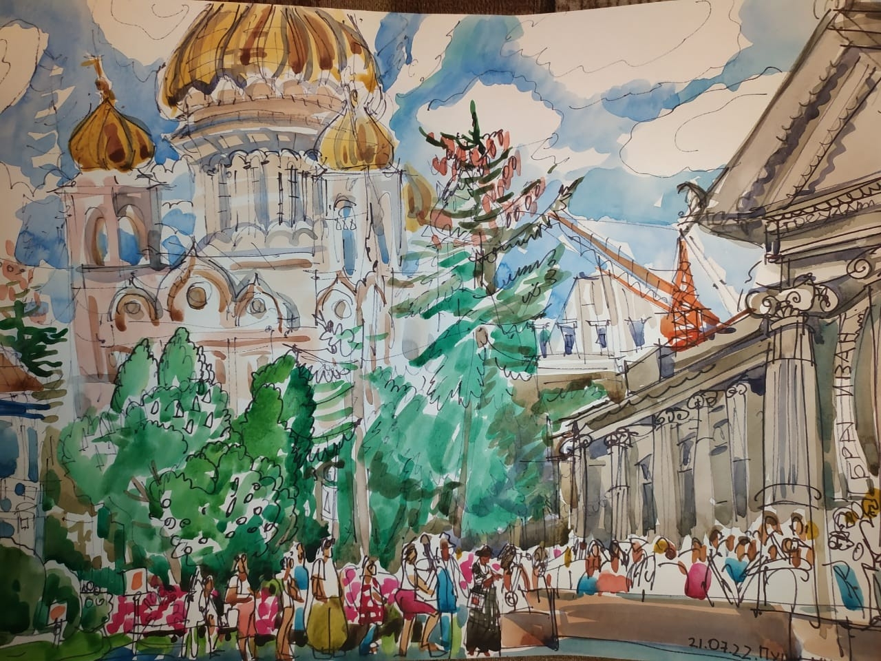 Лето в Москве. Пушкинский музей