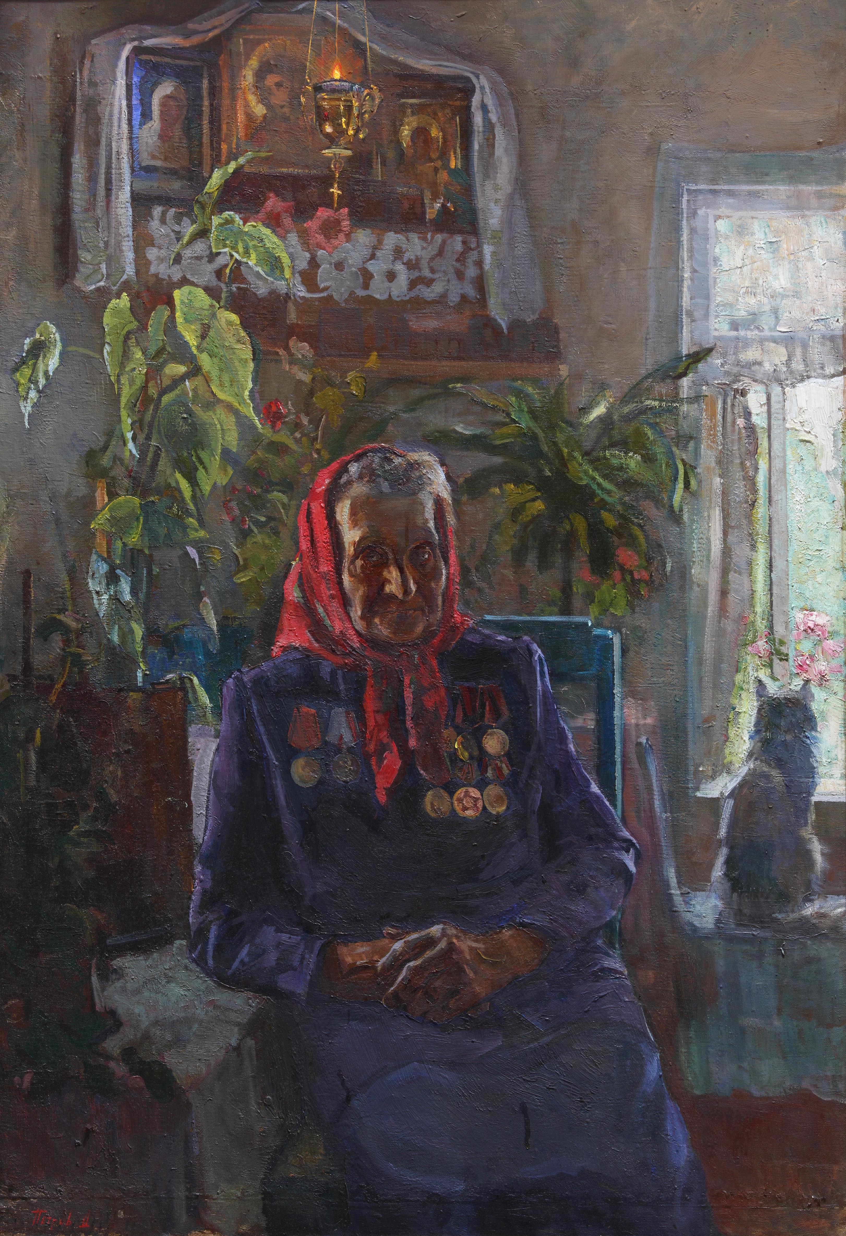 Картина вдова. Картина Шилова солдатские матери.