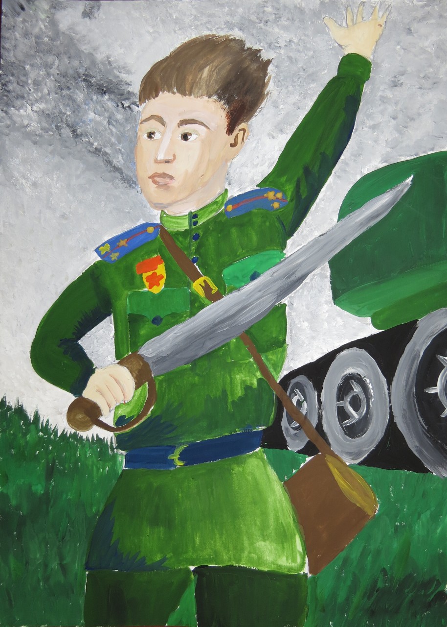 Кавалерист Борис Сизов