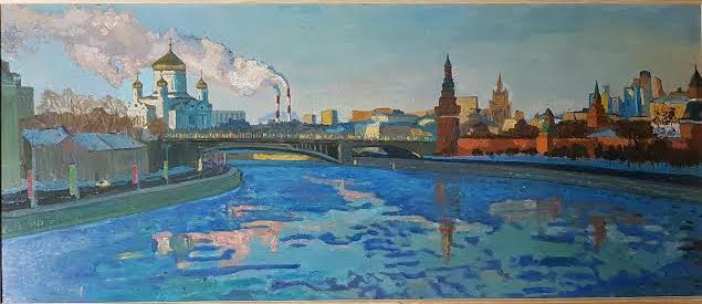 Вид с большого Москворецкого моста.