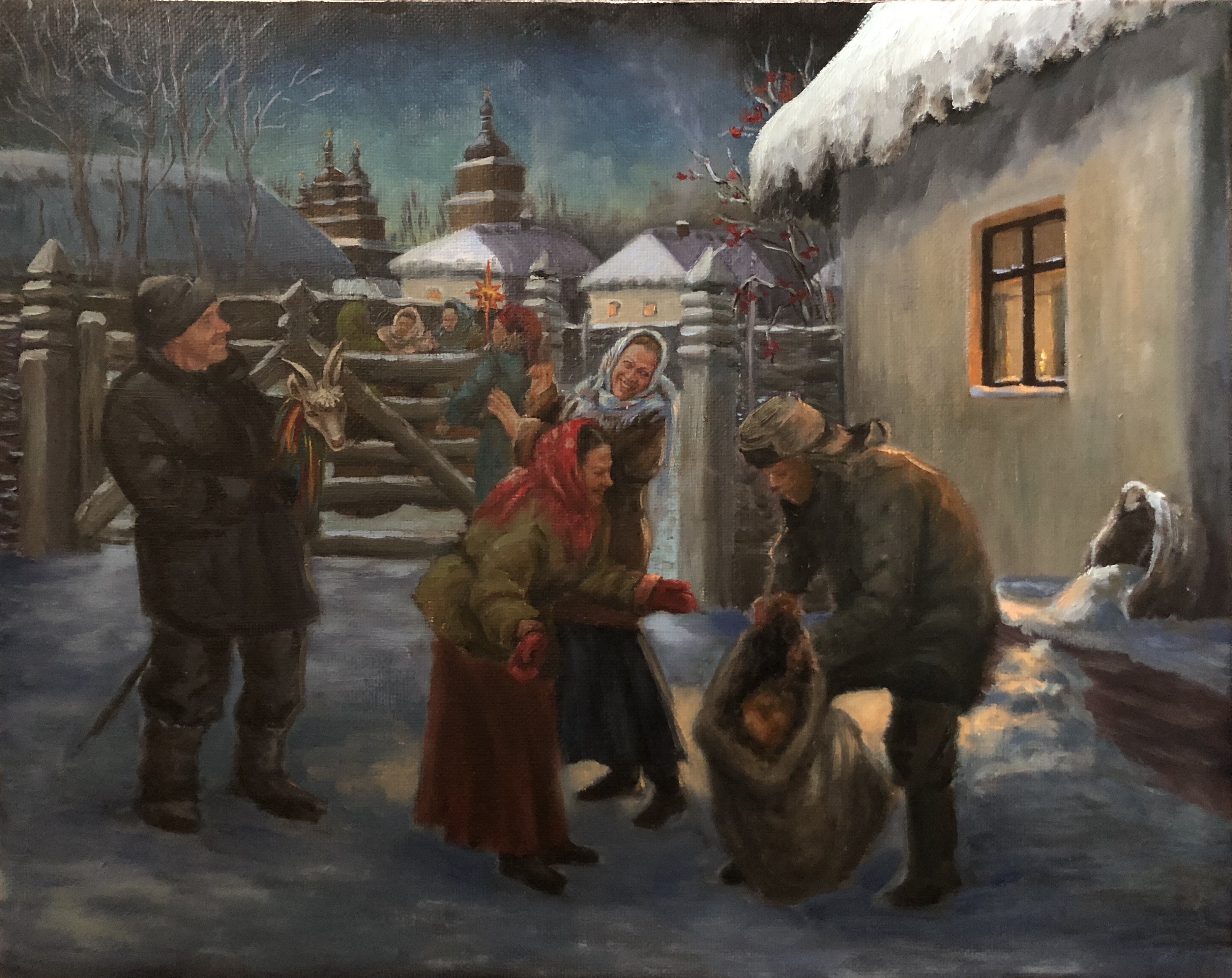 Константин Трутовский колядки в Малороссии 1864 г.