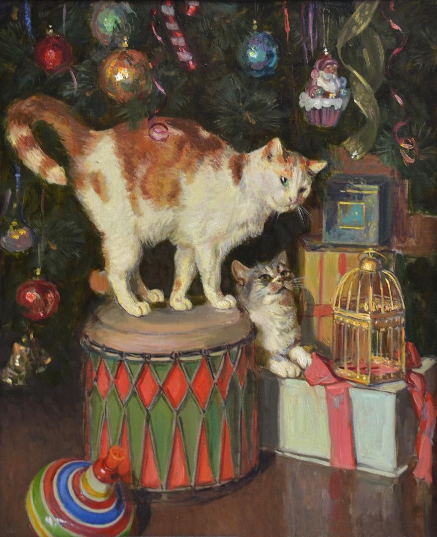 Новогодние коты