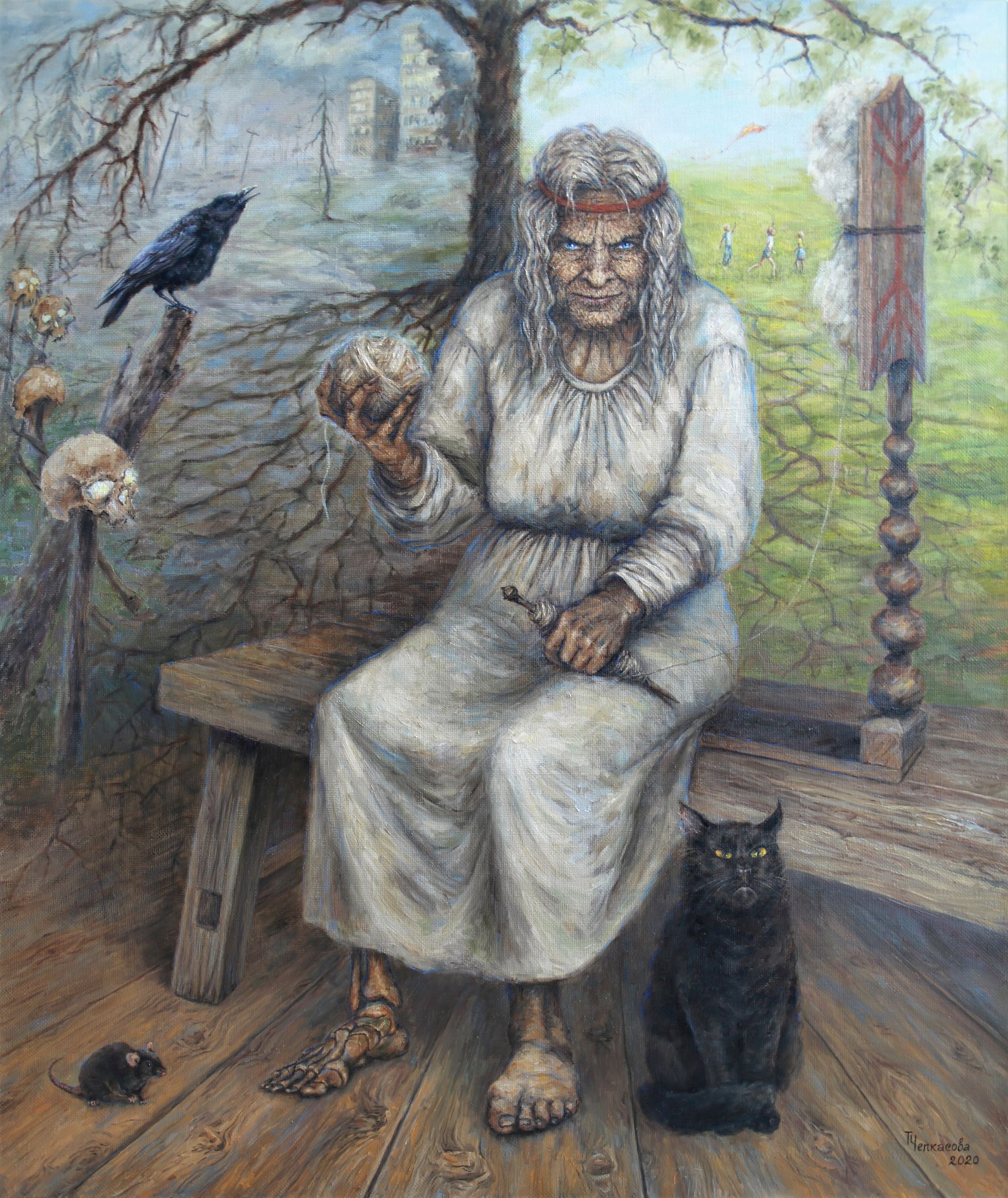 Картина Беспалова баба Яга