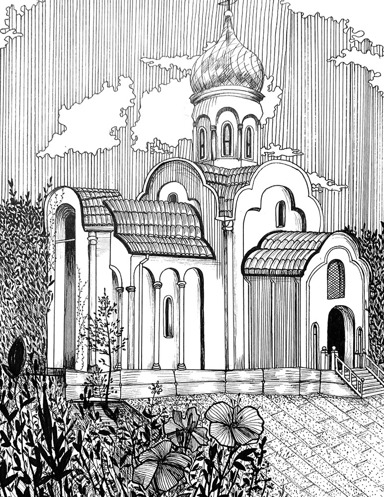 Храм Петра и Февронии в Тольятти