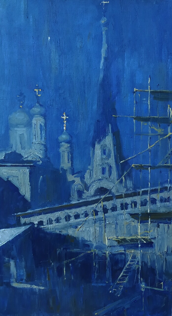 Крутицкое подворье. Ночь. 