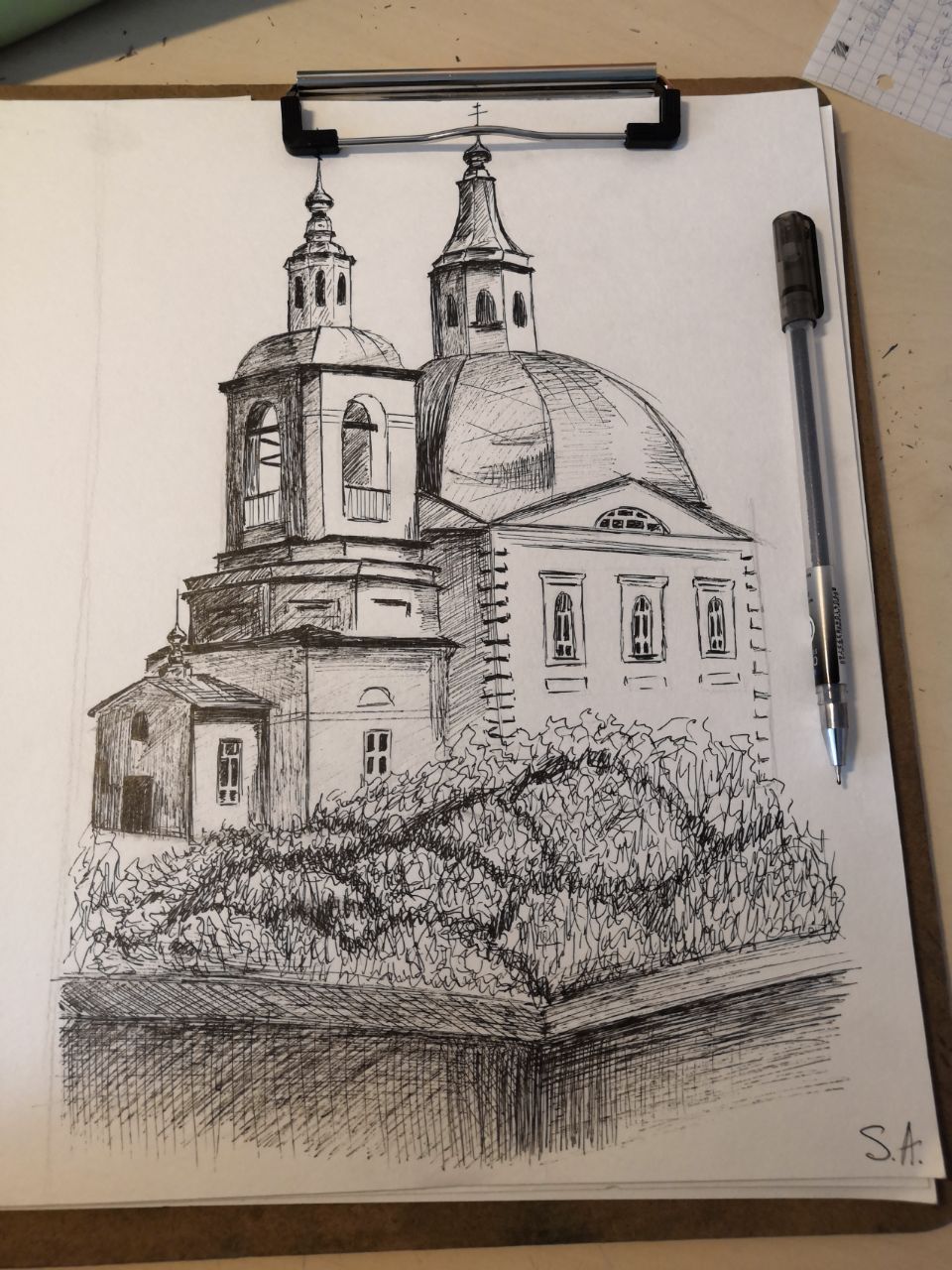Церковь в мужском монастыре