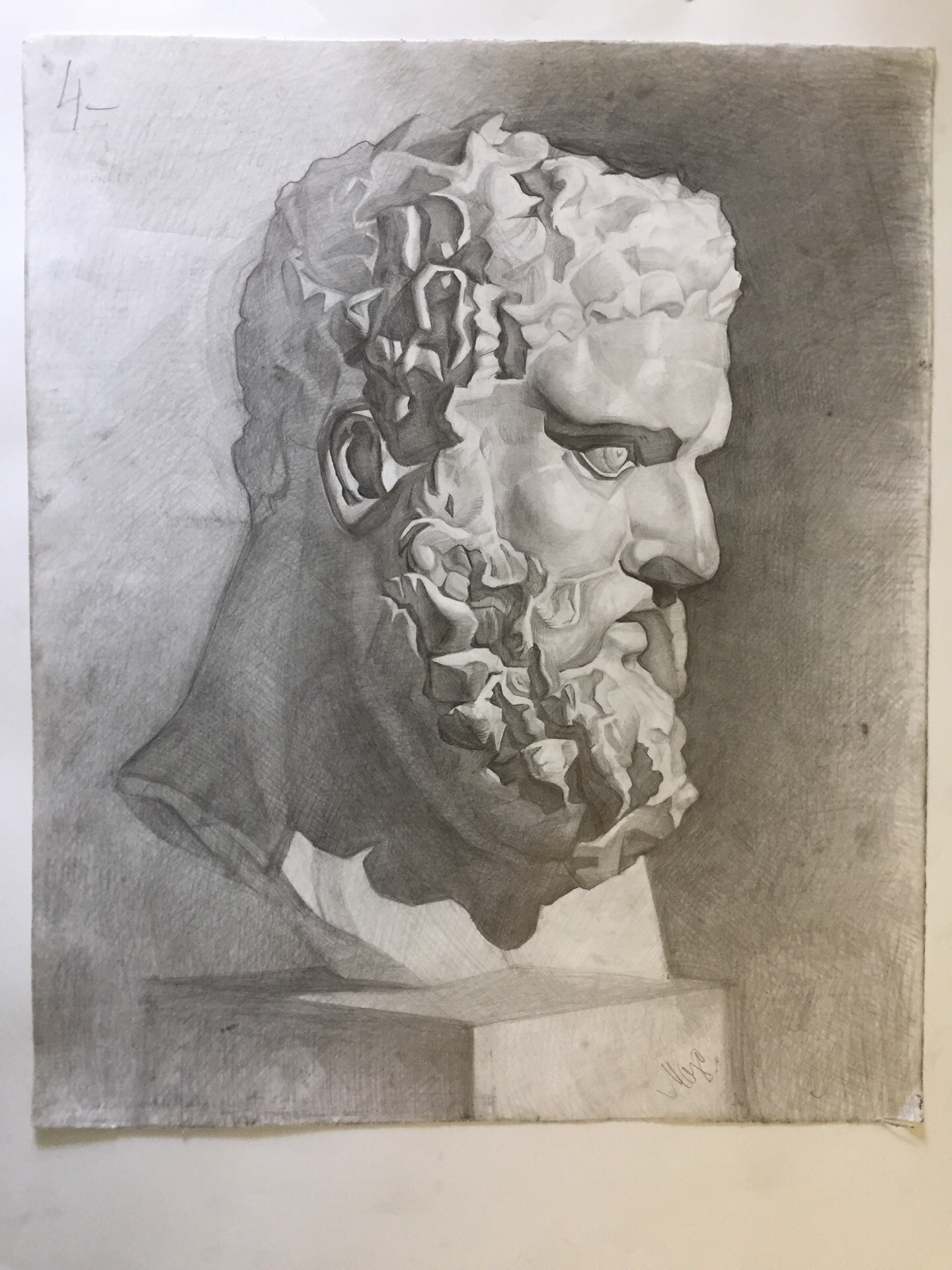 Гипсовая голова Геродота