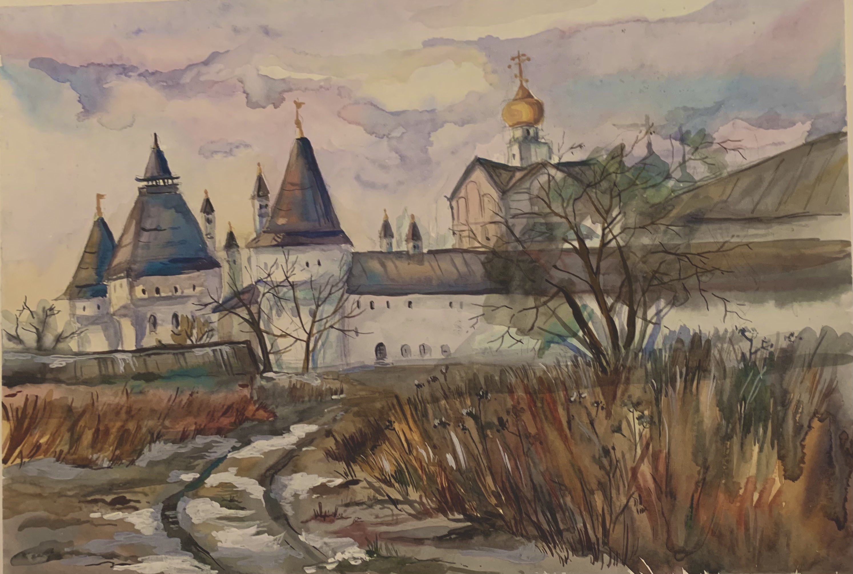 Первый снег. Ростов