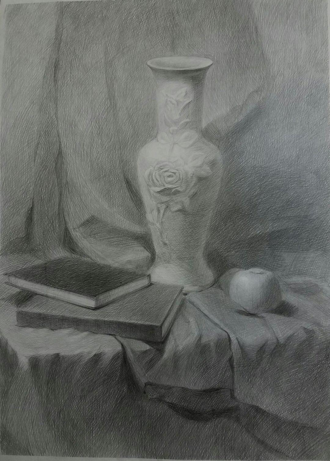 Рисунок с вазой