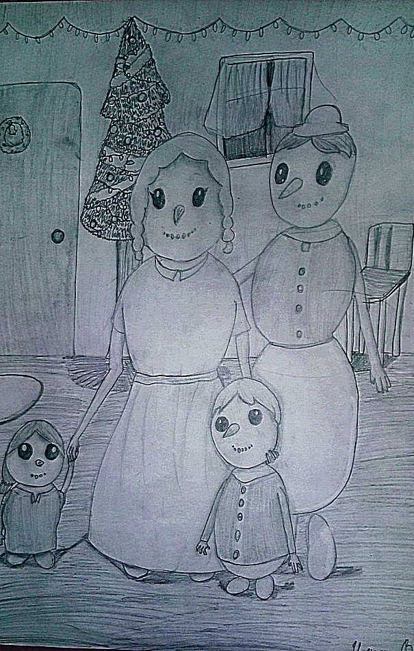 "Семья снеговичков"
