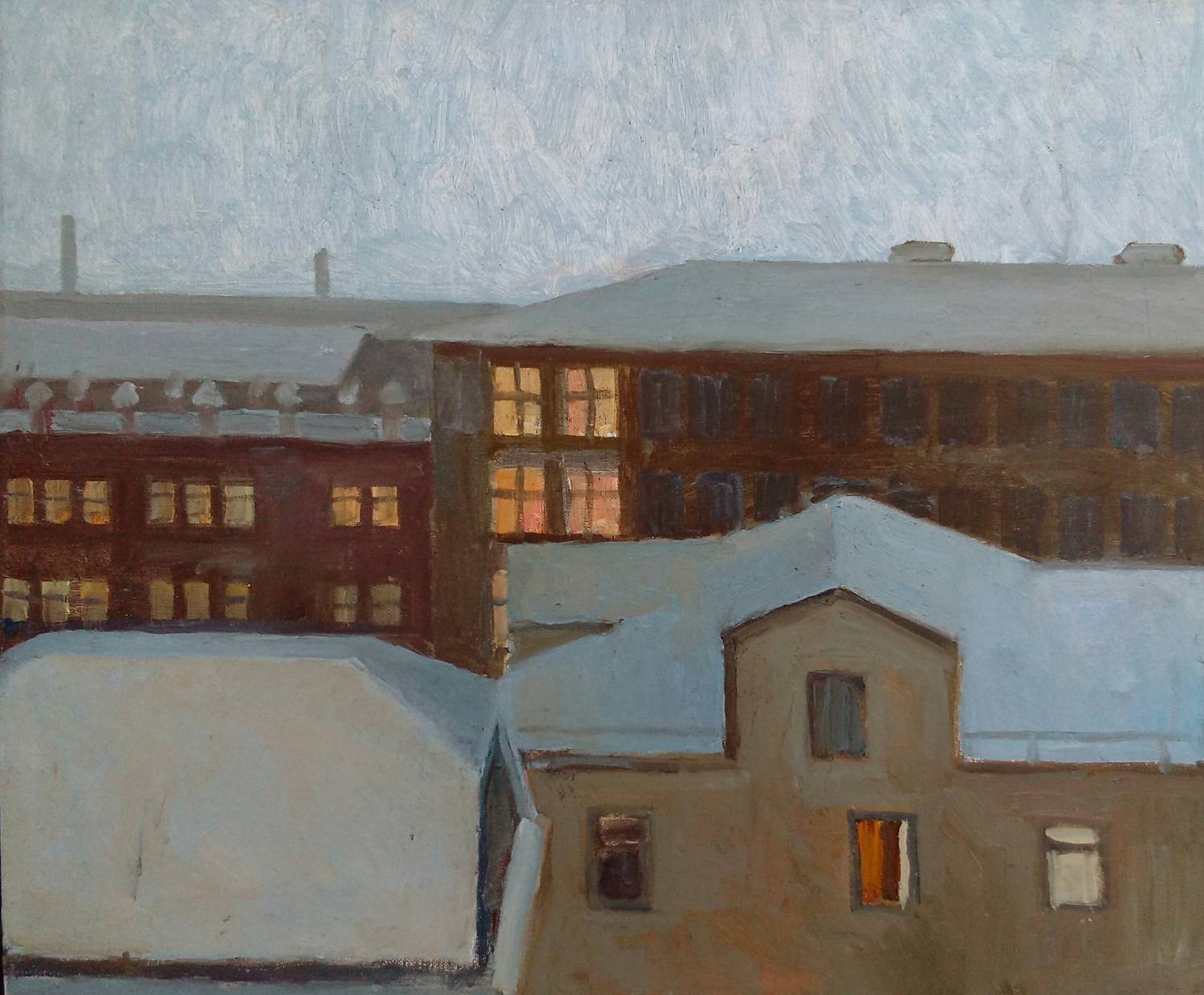 Сумерки. Крыши Таганки