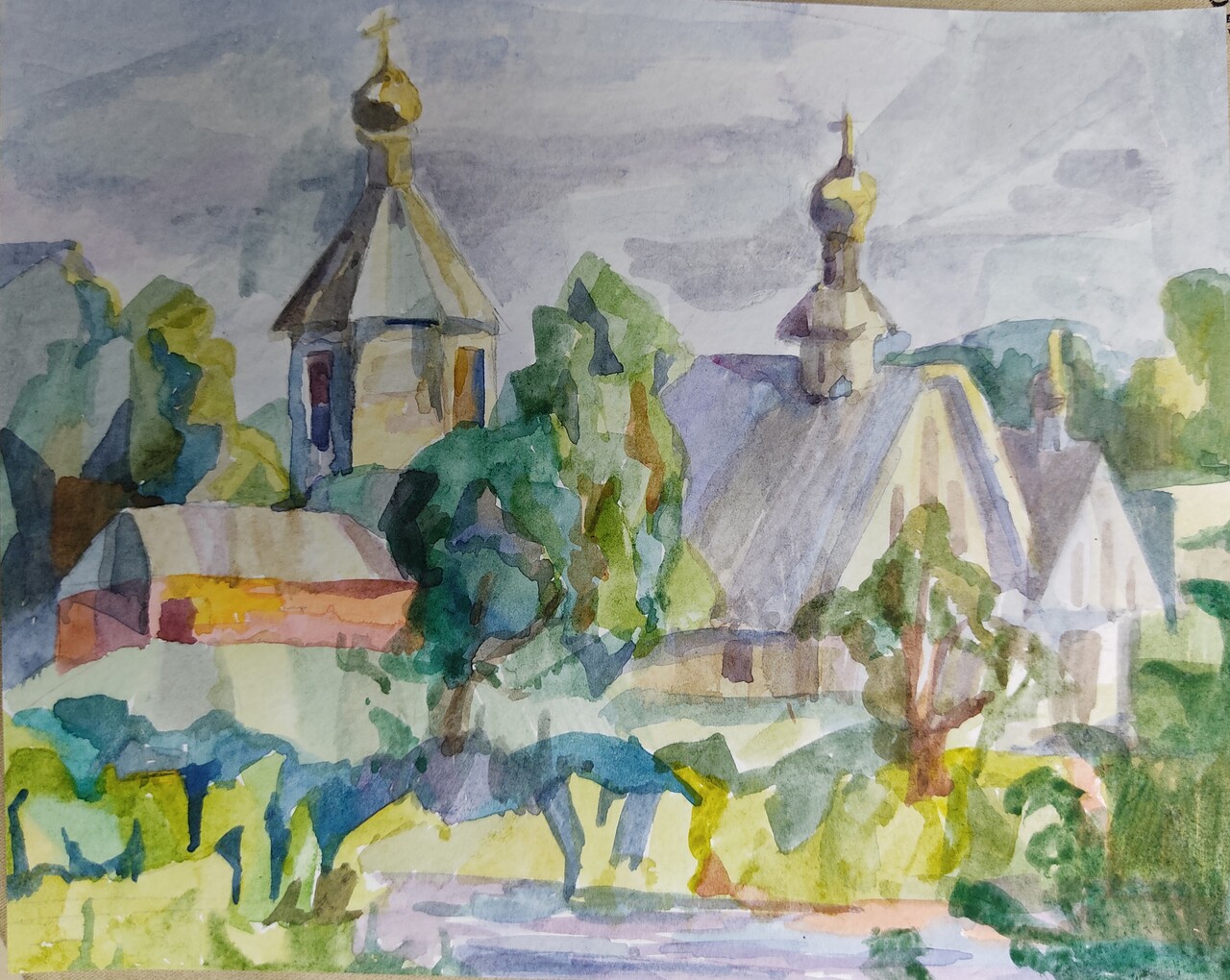 В деревне