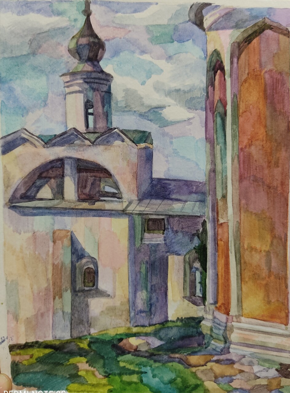 В монастыре